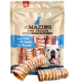 Amazing Dog Treats anneaux-trachee-boeuf 3-4 pouces, récompenser votre chien