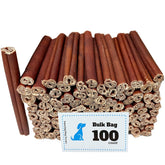 Amazing Dog Treats présente les bâtonnets-collagene-6-pouces comme alternative au cuir brut pour chiens.