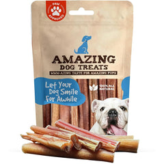 Amazing Dog Treats emballage bully sticks 4-6 pouces, source durable et pratique.