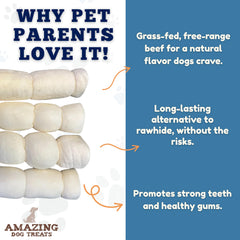 Emballage sans produits chimiques signé Amazing Dog Treats, choix sain.