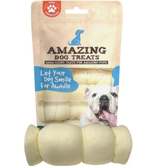 Amazing Dog Treats – Rouleaux joue-boeuf épais 5-6 pouces pour masti longue et satisfaisante.