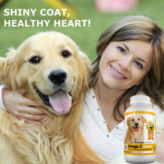 Amazing Omega 3 pour chien - relief demangeaisons: apaise la peau et réduit l'irritation
