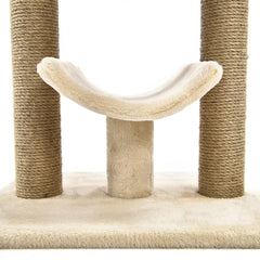 Plateformes moquette pour repos et jeu, arbre à chat Amazon Basics