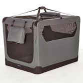 Cage Amazon Basics pour chien avec ouverture supérieure pour un accès facile
