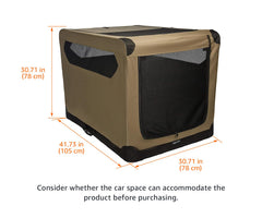 Amazon Basics caisse chien facile à assembler sans outil et se pliant pour le rangement.