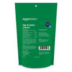 Gros plan sur bouchées Amazon Basics pour chien, texture facile à administrer.