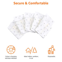 Protection anti-fuite fiable des couches Amazon Basics pour chien mâle grande