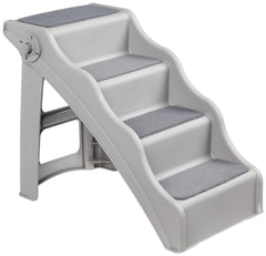 Escalier Amazon Basics pour animaux pliables offrant stabilité pour petites pattes