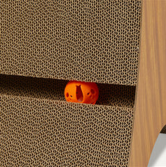 Amazon Basics herbe à chat intégrée: attraction naturelle et invitation à griffer.