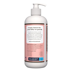 Pompe pratique d Amazon Basics huile saumon sauvage Alaska pour doser facilement.