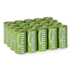 Amazon Basics Sacs à crottes pour chien, rouleaux 300 pièces, format 13x9 pouces, pratique.