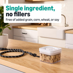Friandise sans cereales Amazon Basics, douce pour l'estomac et les chiens sensibles.
