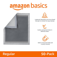Tapis-pipi Amazon Basics anti-odeur au carbone, intérieur plus frais.