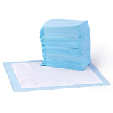 Amazon Basics tapis-pipi bleu et blanc, absorption rapide pour chien.