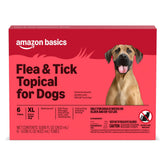 Amazon Basics traitement puces et tiques chien extra-large emballage principal