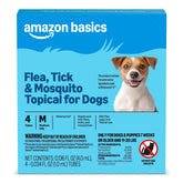 Amazon Basics – bouteille de traitement topique chien moyen, application simple.