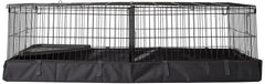 Cage Amazon Basics avec séparateur pour configurer l’habitat.