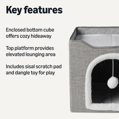 Condo pliable Amazon Basics, ouvert et facile à ranger.