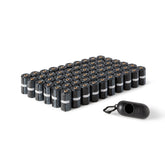 Sacs Amazon Basics pour crottes de chien avec distributeur, pratique pour ramasser en balade.