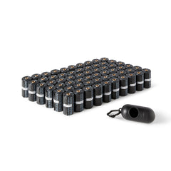 Sacs Amazon Basics pour crottes de chien avec distributeur, pratique pour ramasser en balade.
