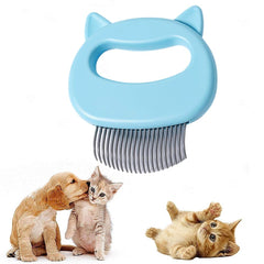 Peigne Ameliade chat massage : déshairage doux pour pelage sain