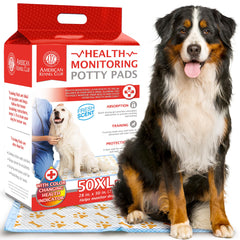 AKC Tapis chiot avance – indicateur couleur Santé pour surveiller le bien-être.