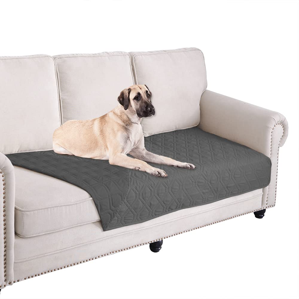 Ameritex Couverture impermeable reversible sur canapé protection des liquides quotidiens