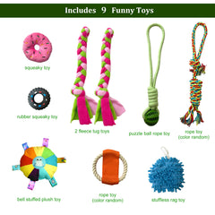 Puppy Play Gym Amlmpet avec bandes Velcro reglables pour ajuster la hauteur.