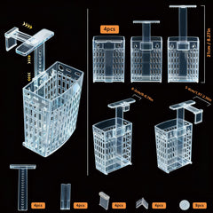 Amminle support-plante-aquarium-ajustable-gros-plan – détails nets et finition transparente.