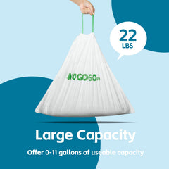 AMOGOGOPET sac litière à tirette pour contenir odeurs et débris