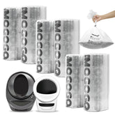 AMOGOGOPET sacs-de-dechets-robot-de-litiere-4-5-3-compatible : compatibles avec le robot de litière 4/5/3 pour un changement rapide.