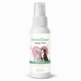 AMOQUCT Dentaclean spray dentaire pour animaux, haleine fraîche et dents propres