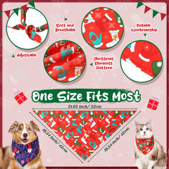 Bandana Amylove chien bonhomme de neige, motif charmant pour photos.