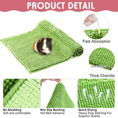 Amylove ensemble quatre tapis pour cage, prêt à l’emploi pour petits animaux