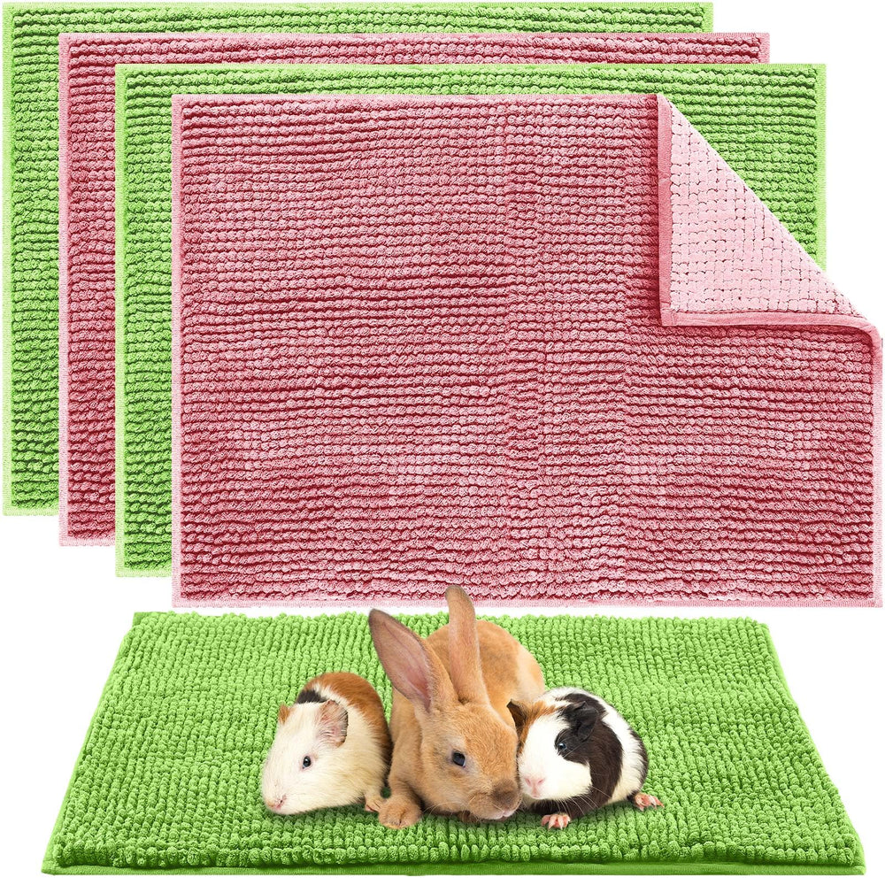 Amylove tapis cage cochon d’Inde 12x12, couchage doux et absorbant pour petit animal