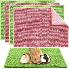 Amylove tapis cage cochon d’Inde 12x12, couchage doux et absorbant pour petit animal