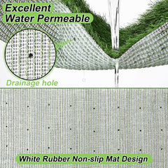 Amylove tapis dherbe avec drainage et fond antidérapant pour sécurité.