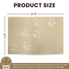 Tapis Andalus collecte-litière, retient les grains près de la boîte.