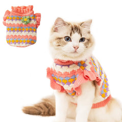 Anelekor pull petit chien tulipe 3D pour garder votre animal au chaud.