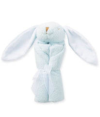Angel Dear doudou cachemire bleu, douceur premium pour câlins et sommeil.