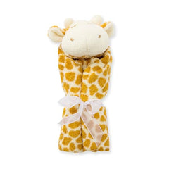 Angel Dear Girafe Marron Doudou – texture cashmere, douceur enveloppante pour le toucher.
