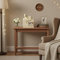 AngelStar Comfy Hour urn porcelaine brun, hauteur 7,75 po pour un display discret