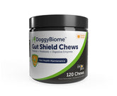 AnimalBiome Gut Shield emballage, soutien digestif potentiel pour chiens et chats.