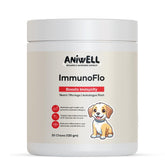 Aniwell ImmunoFlo : bouteille de bouchées molles pour soutenir l'immunité.