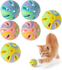ANJOBIBI balles-jouet-chat avec cloche: stimulation sensorielle et jeu actif pour chats.