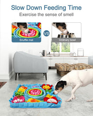 Ankilo tapis-snuffle chien feutre doux protège le nez pendant le jeu.