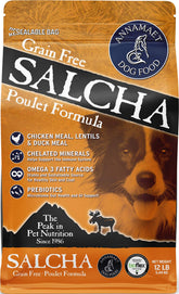 Annamaet Salcha sac croquettes poulet et canard, croquettes appétentes.