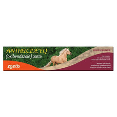 Tube Anthelcide EQ en application, contrôle des parasites internes chez le cheval