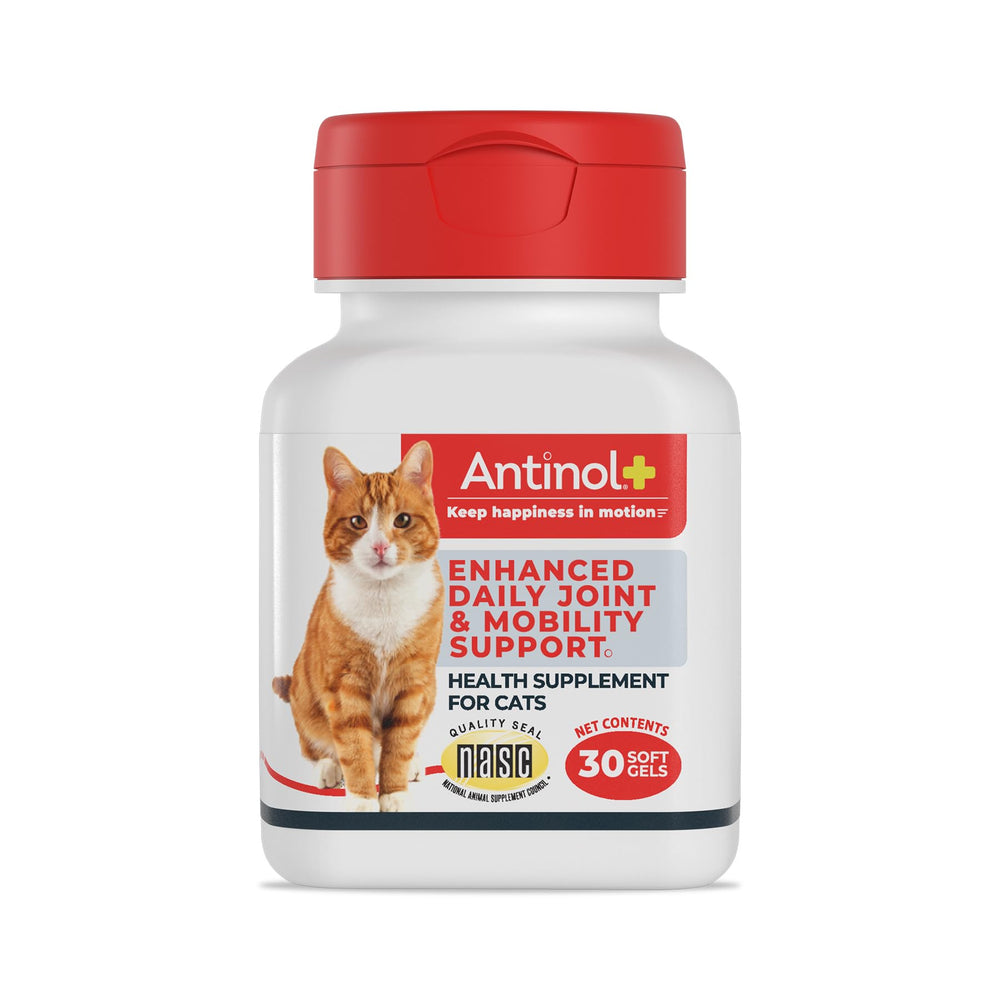Antinol Plus, bouteille de gels doux soutient les articulations du chat