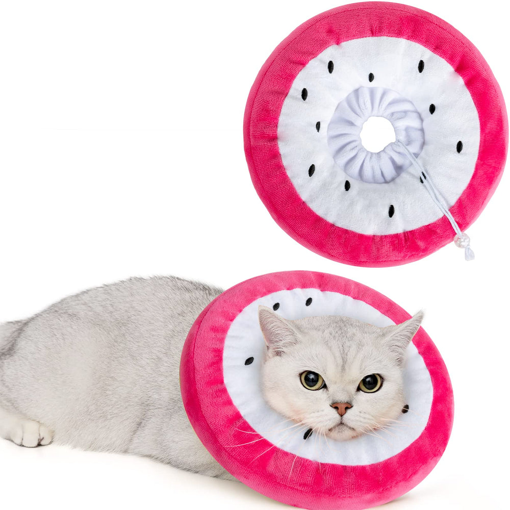 ANWA collier conique chat doux ajustable – vue face, confort élevé et maintien sûrs.
